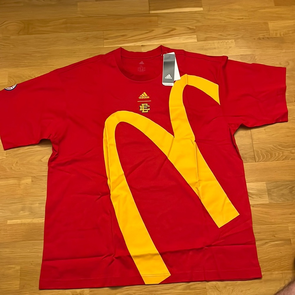 New with tags XL Emanuel X Adidas McDonald’s All American Games shirt